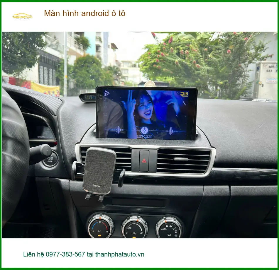 Anh Hưng lắp màn hình Android cho Honda CRV tại Quận 12 ảnh thực tế 4