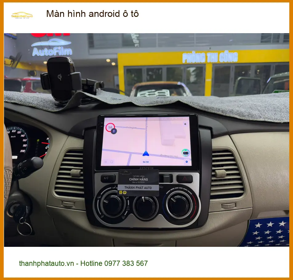 Anh Thành lắp màn hình Android ô tô cho Accent tại Quận Bình Tân ảnh thực tế 2