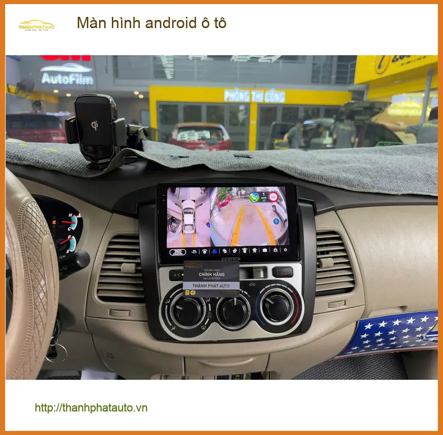 Anh Thành lắp màn hình Android ô tô cho Accent tại Quận Bình Tân ảnh thực tế 3