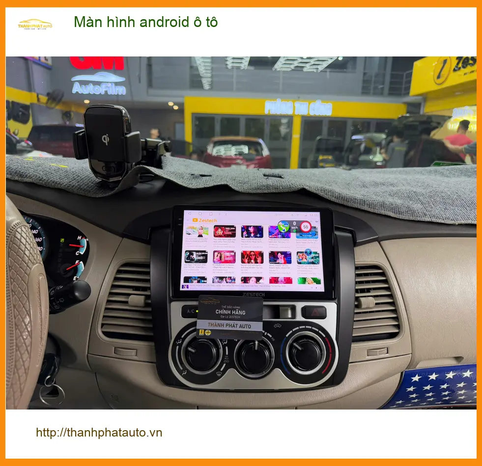 Anh Thành lắp màn hình Android ô tô cho Accent tại Quận Bình Tân ảnh thực tế 4