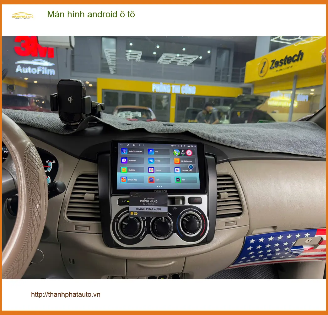 Anh Thành lắp màn hình Android ô tô cho Accent tại Quận Bình Tân ảnh thực tế 5