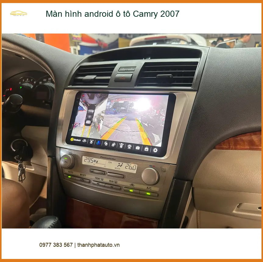 Anh Nam lắp Màn hình Android ô tô Camry 2007 uy tín tại Quận Bình Tân ảnh thực tế 3