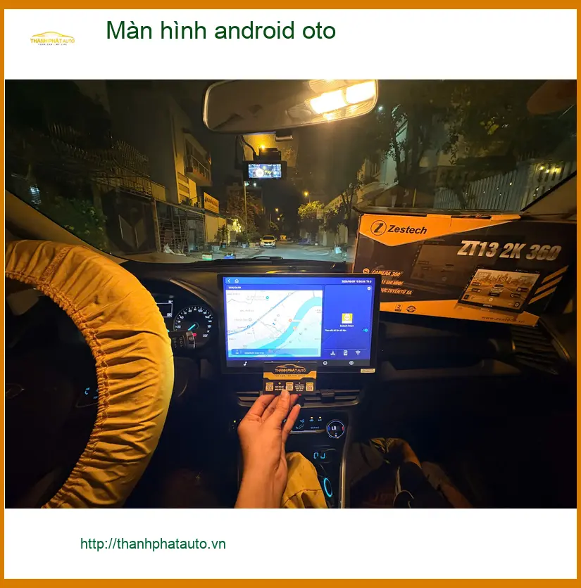 Chú Quang nâng cấp màn hình Android ô tô cho Kia K3 ở Hóc Môn.