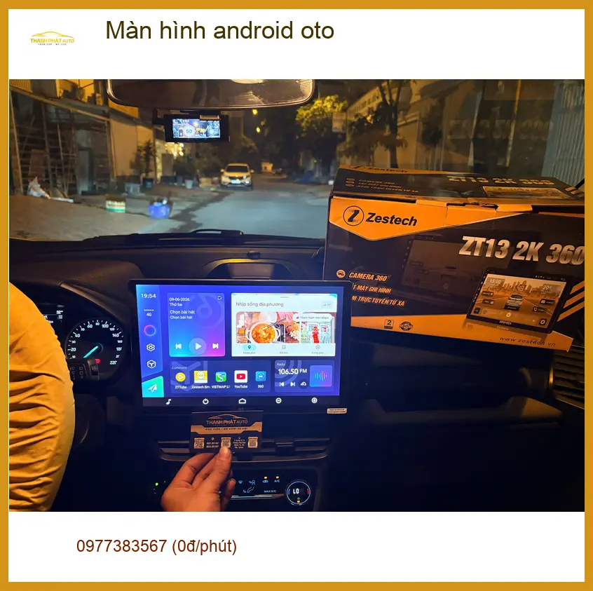 Chú Quang nâng cấp màn hình Android ô tô cho Kia K3 ở Hóc Môn. ảnh thực tế 5