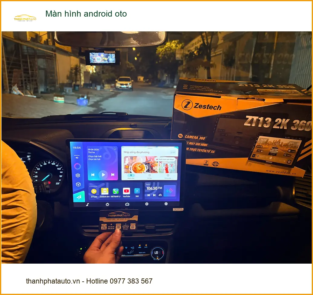Anh Quang lắp màn hình Android ô tô cho Hyundai Accent tại Quận Phú Nhuận để tiện đường đi làm