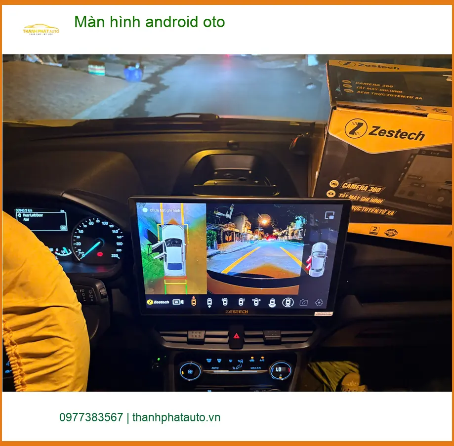 Anh Quang lắp màn hình Android ô tô cho Hyundai Accent tại Quận Phú Nhuận để tiện đường đi làm ảnh thực tế 2