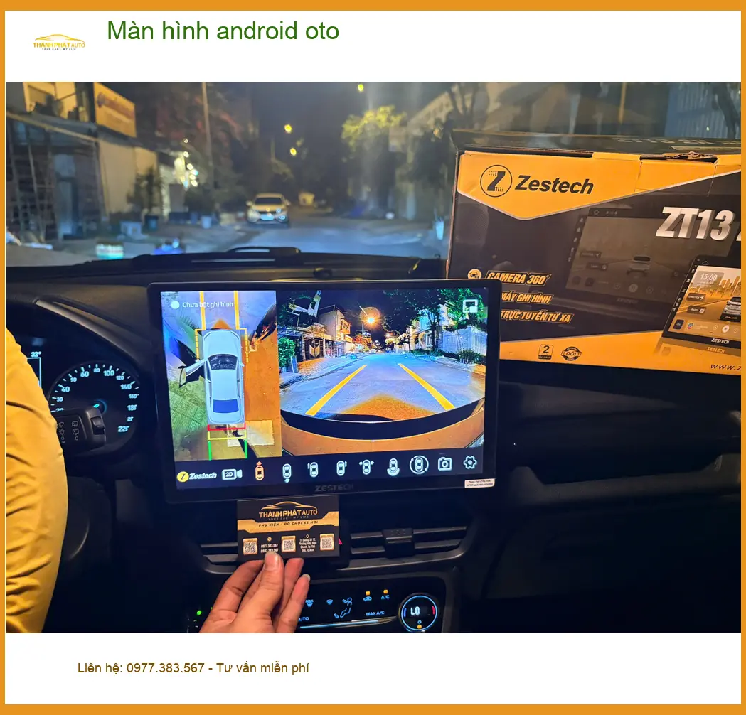 Anh Quang lắp màn hình Android ô tô cho Hyundai Accent tại Quận Phú Nhuận để tiện đường đi làm ảnh thực tế 3