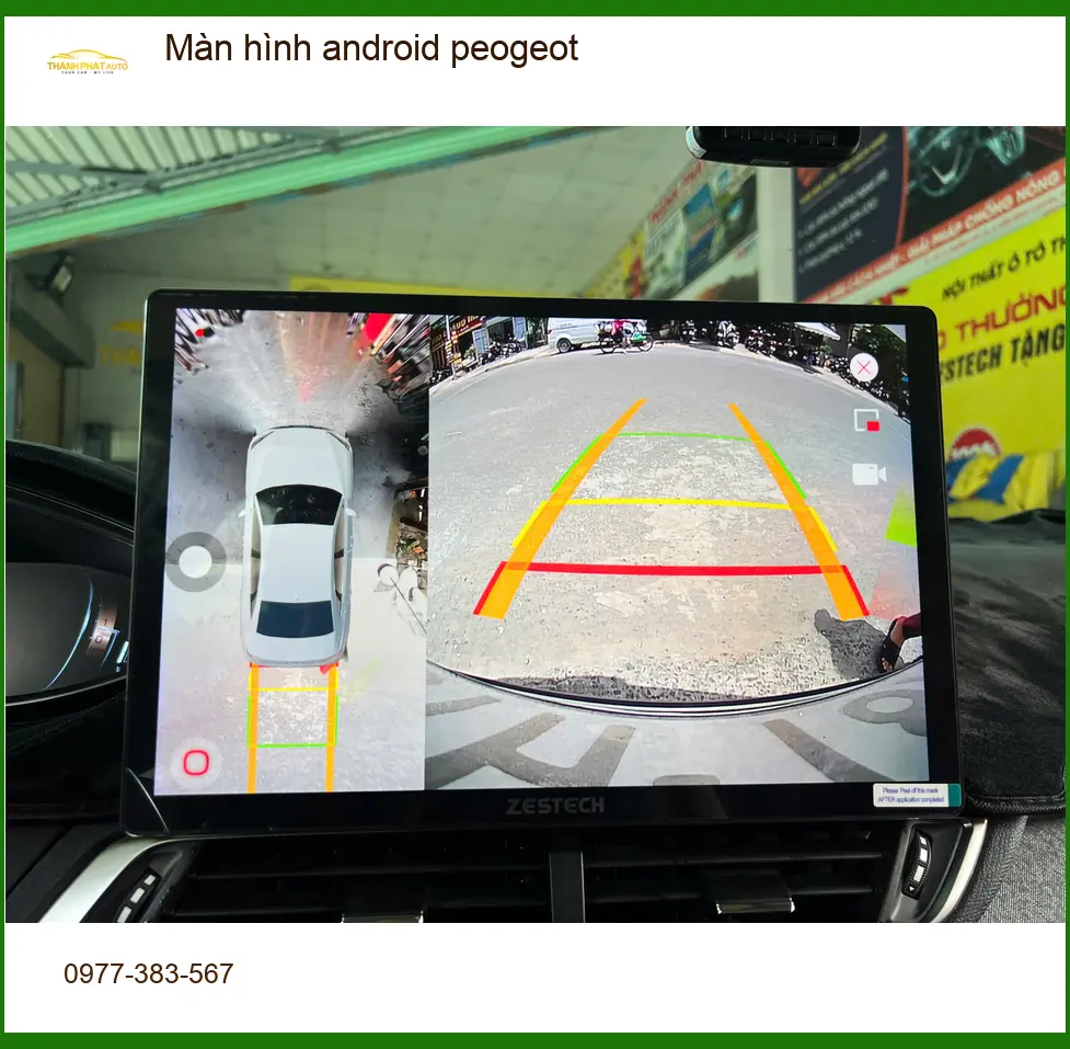 Anh Nhật lắp màn hình Android Peugeot 3008 tại Hóc Môn để trải nghiệm lái xe hiện đại hơn