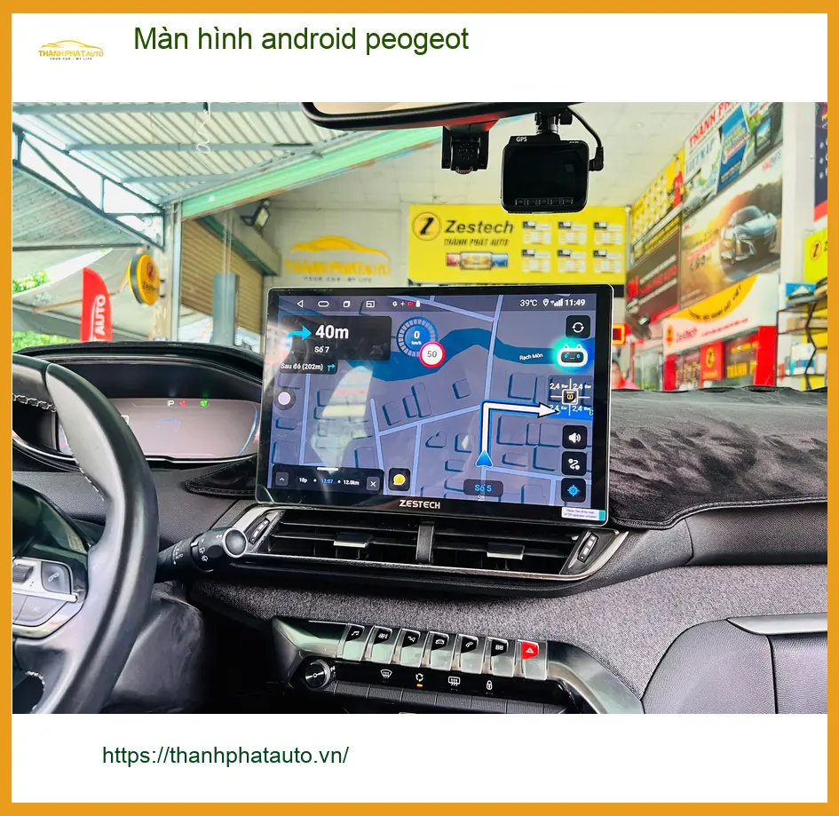 Anh Nhật lắp màn hình Android Peugeot 3008 tại Hóc Môn để trải nghiệm lái xe hiện đại hơn ảnh thực tế 2