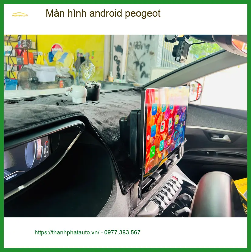 Anh Quang lắp màn hình Android Peugeot 2008 tại Quận Thủ Đức uy tín
