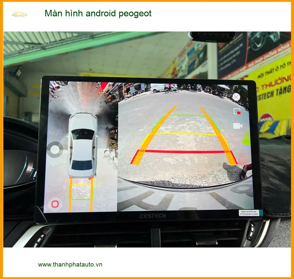 Anh Quang lắp màn hình Android Peugeot 2008 tại Quận Thủ Đức uy tín ảnh thực tế 3