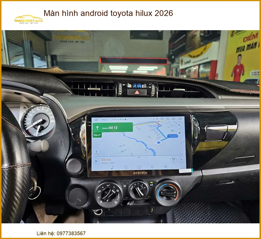 Màn hình Android Ô Tô Toyota Hilux