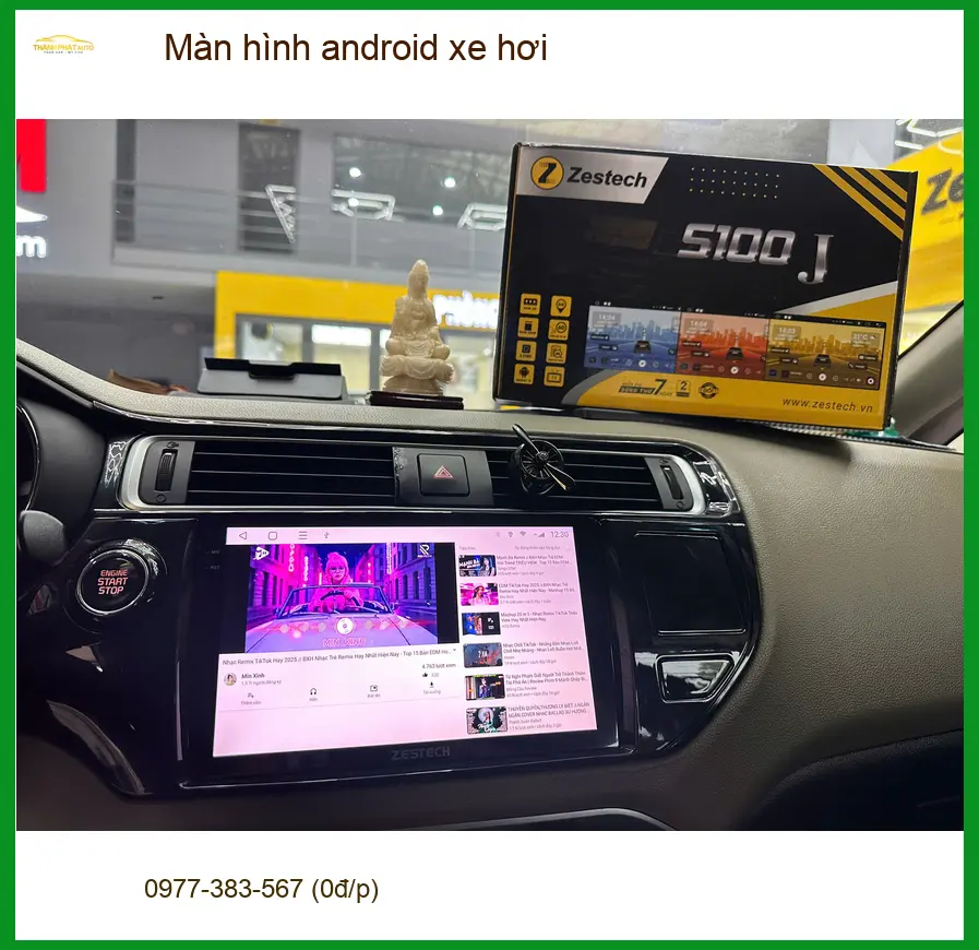 Anh Kiên lắp màn hình Android xe hơi Camry ở Quận 9, trải nghiệm mới