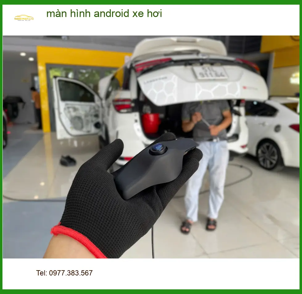 Anh Khải nâng cấp màn hình android xe hơi cho Honda HR-V tại Hóc Môn vì màn zin đã cũ ảnh thực tế 2
