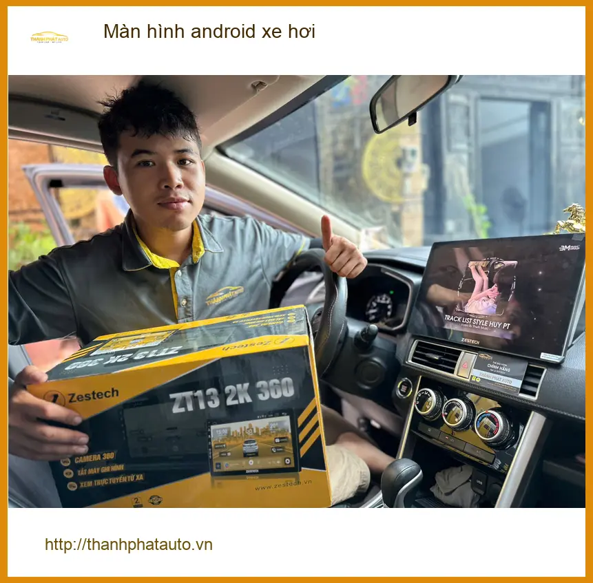 Chị Thảo nâng cấp màn hình Android xe Hyundai Creta tại Quận 2 ảnh thực tế 3