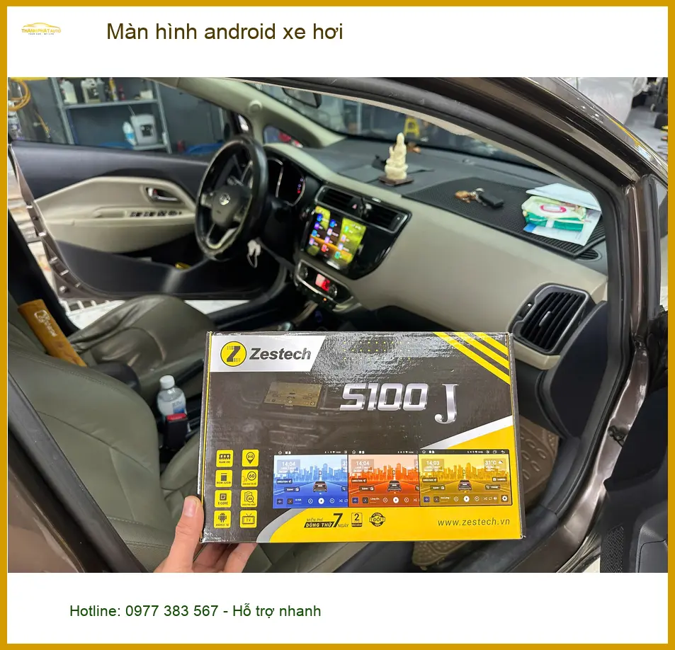 Anh Kiên lắp màn hình Android xe hơi Camry ở Quận 9, trải nghiệm mới ảnh thực tế 4