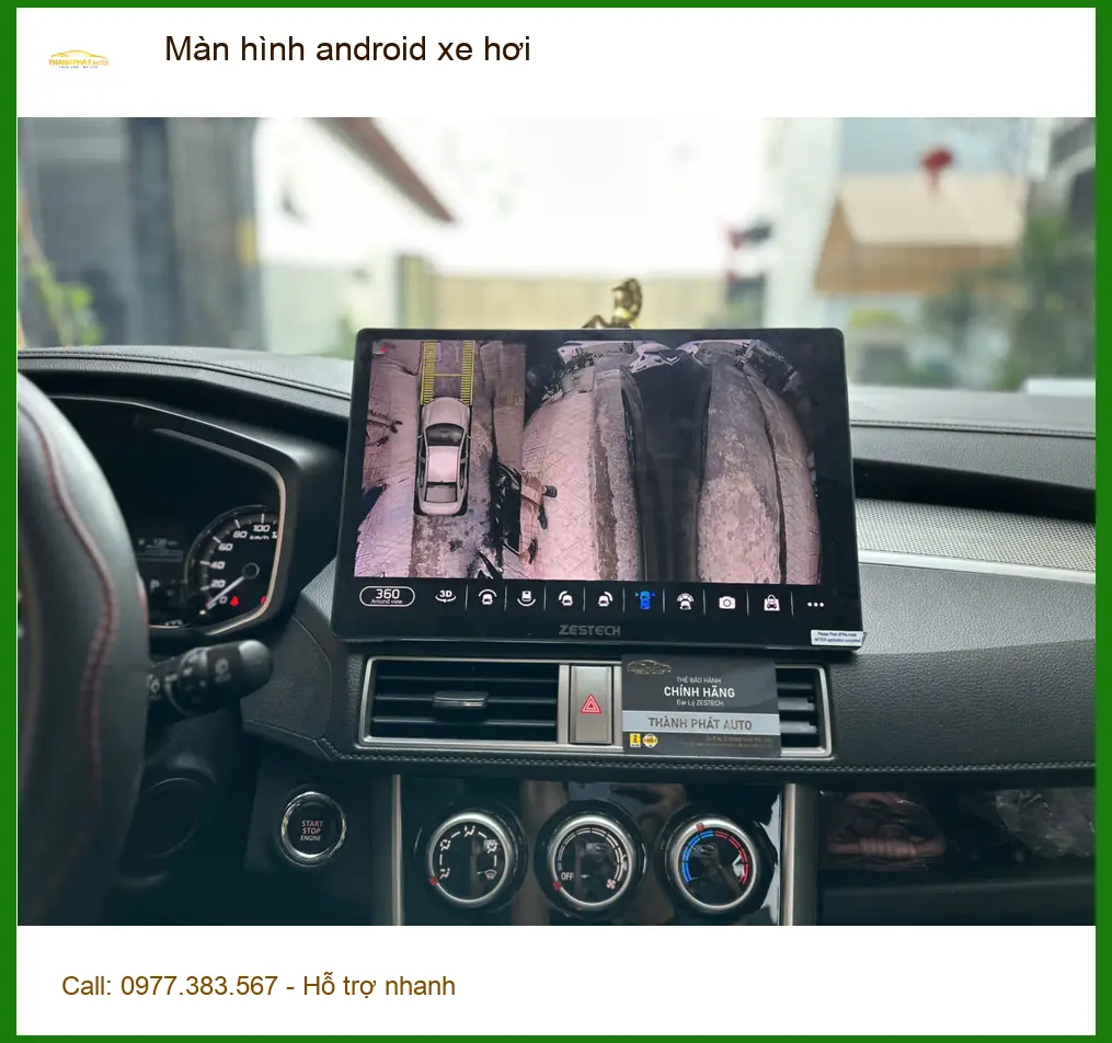 Chị Thảo nâng cấp màn hình Android xe Hyundai Creta tại Quận 2 ảnh thực tế 4