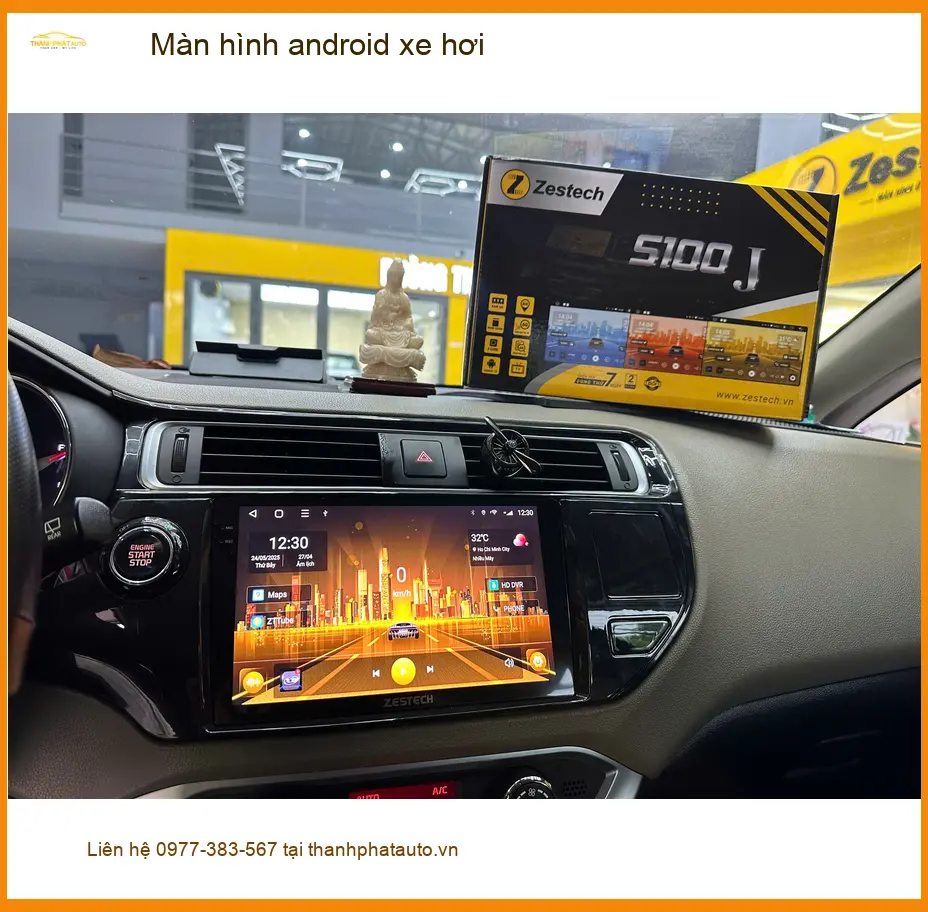 Anh Kiên lắp màn hình Android xe hơi Camry ở Quận 9, trải nghiệm mới ảnh thực tế 5