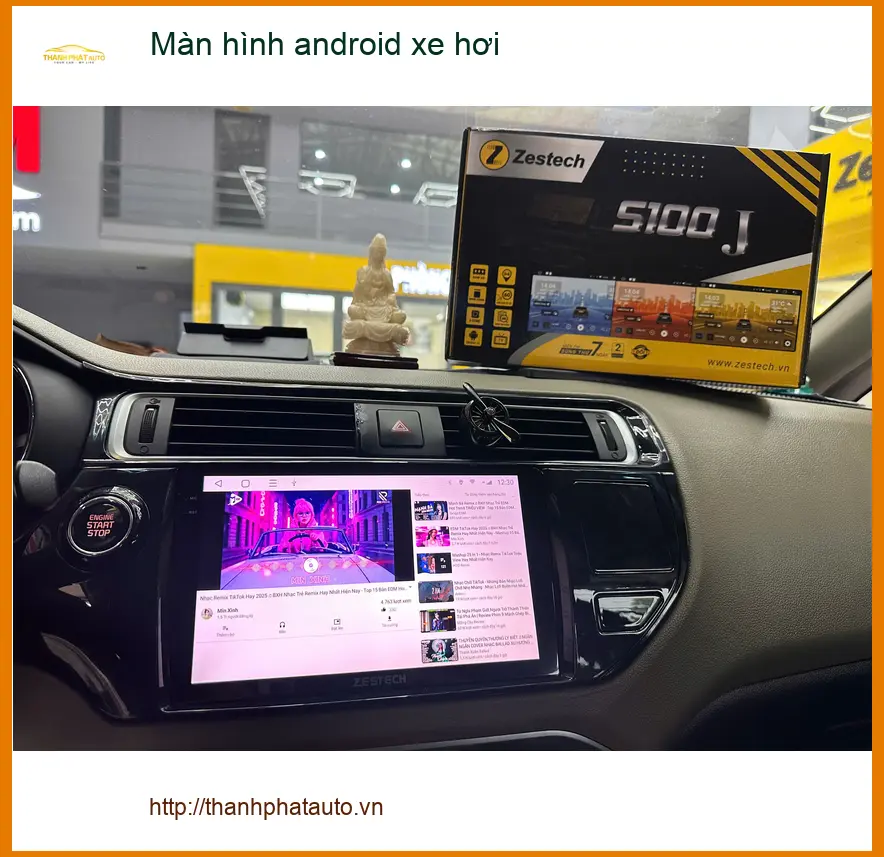 Anh Khôi nâng cấp màn hình Android cho Honda CR-V tại Củ Chi vì màn zin chậm ảnh thực tế 2