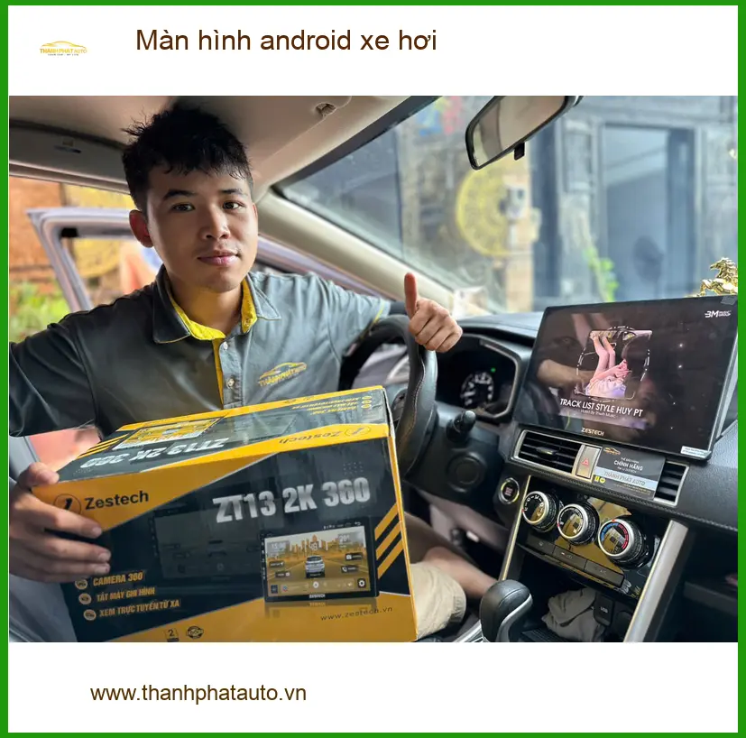 Cô Lan gắn màn hình Android xe hơi cho Kia Seltos ở Quận 12 ảnh thực tế 2