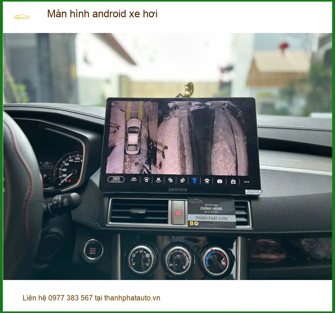 Cô Lan gắn màn hình Android xe hơi cho Kia Seltos ở Quận 12 ảnh thực tế 3