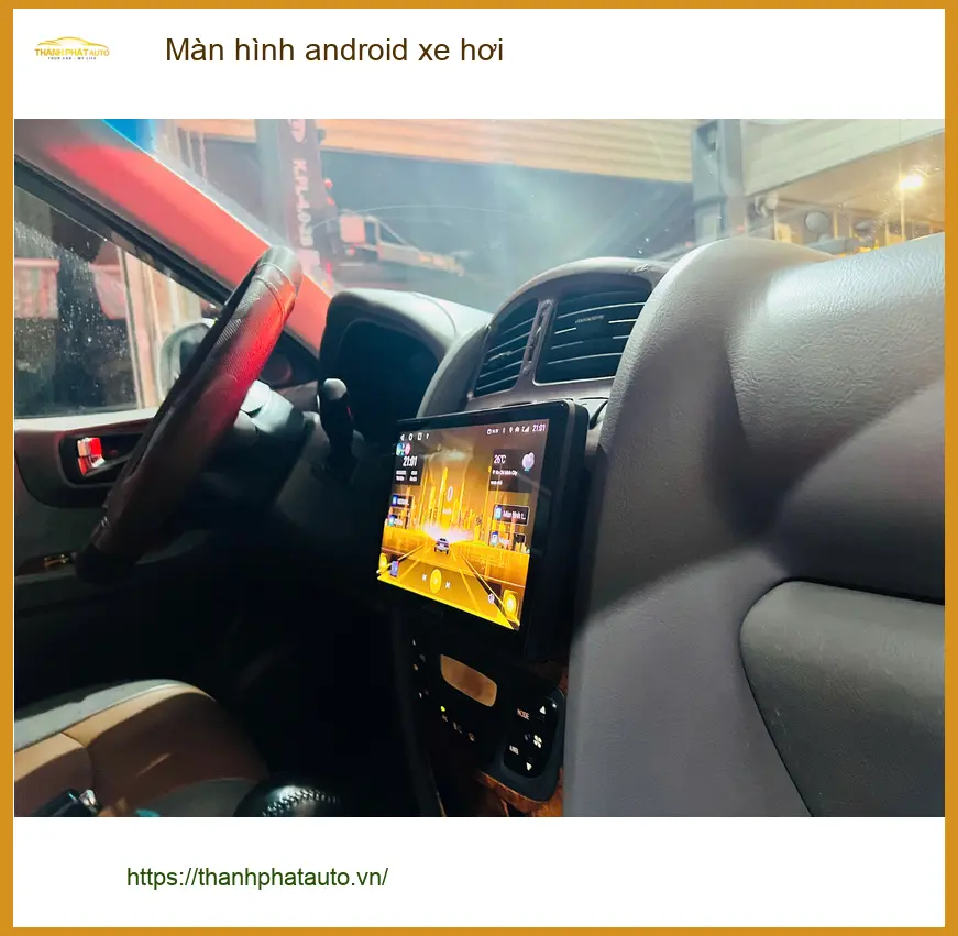 Chú Tùng nâng cấp màn hình Android xe Honda CR-V tại Quận 12