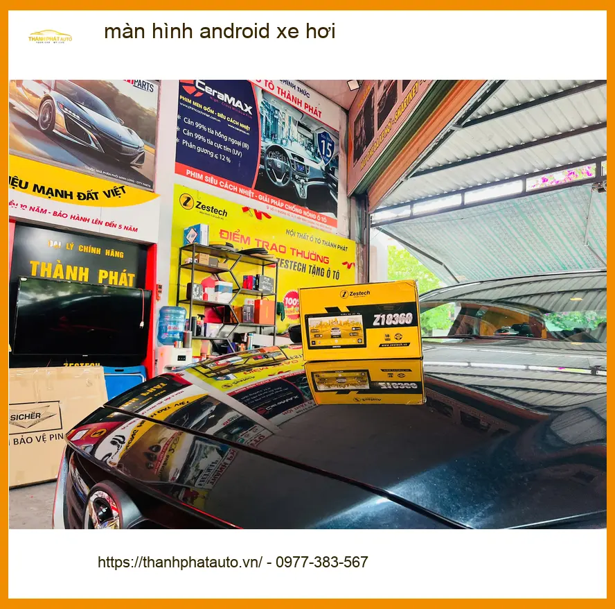 Chị Thảo lắp màn hình Android xe hơi Honda CRV tại Quận 9. ảnh thực tế 2