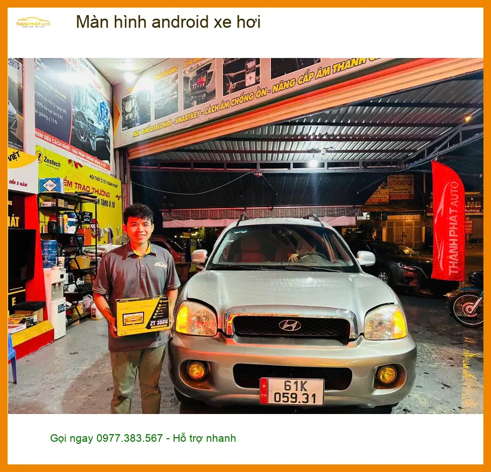 Chú Tùng nâng cấp màn hình Android xe Honda CR-V tại Quận 12 ảnh thực tế 4