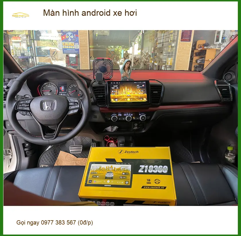 Anh Quý lắp màn hình android xe hơi cho Honda CRV tại Hóc Môn để nâng cấp giải trí ảnh thực tế 2