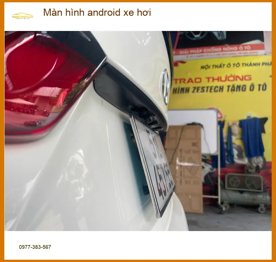Anh Khang lắp màn hình android cho Hyundai Accent tại Quận 7 uy tín