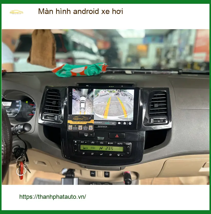 Anh Dũng nâng cấp màn hình android xe hơi Kia K3 Quận 2 vì màn zin lỗi thời ảnh thực tế 2