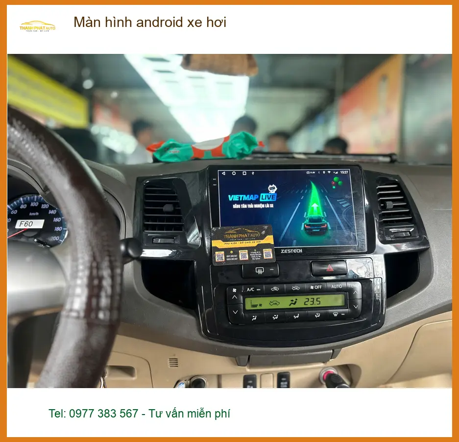 Anh Quang nâng cấp màn hình Android xe hơi cho Toyota Camry tại Quận Tân Bình ảnh thực tế 3