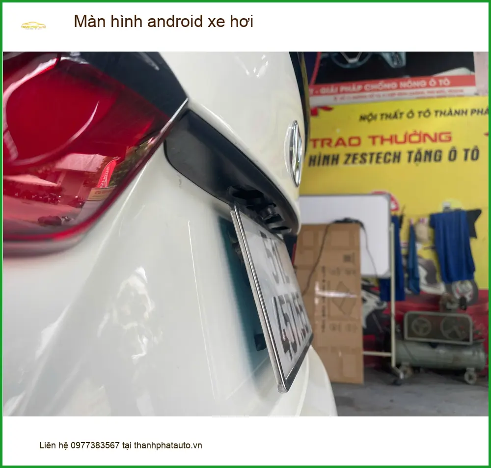 Anh Tấn lắp màn hình Android xe hơi Toyota Vios tại Quận Tân Phú ảnh thực tế 3
