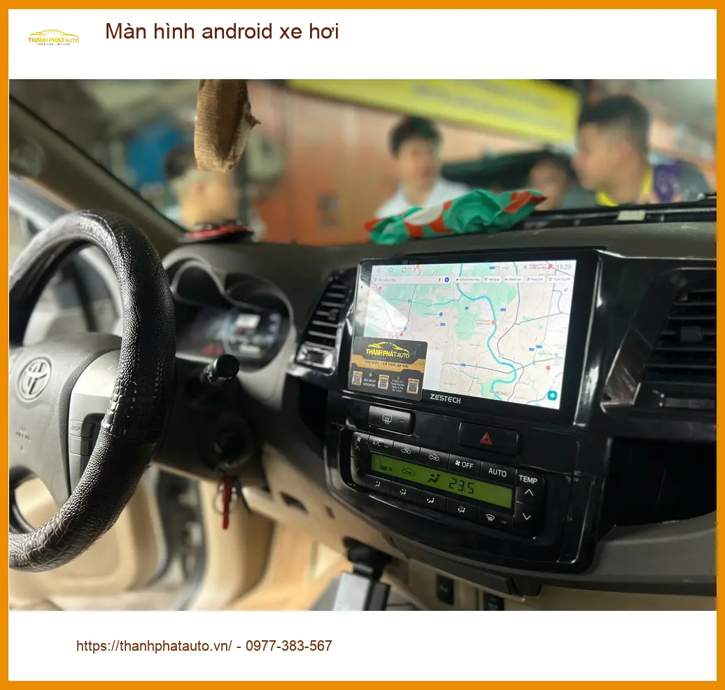 Anh Quang nâng cấp màn hình Android xe hơi cho Toyota Camry tại Quận Tân Bình ảnh thực tế 4