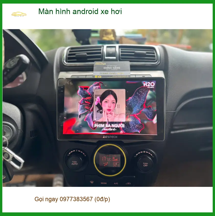 Anh Trung lắp màn hình Android xe hơi cho VinFast Lux A tại Quận Bình Thạnh