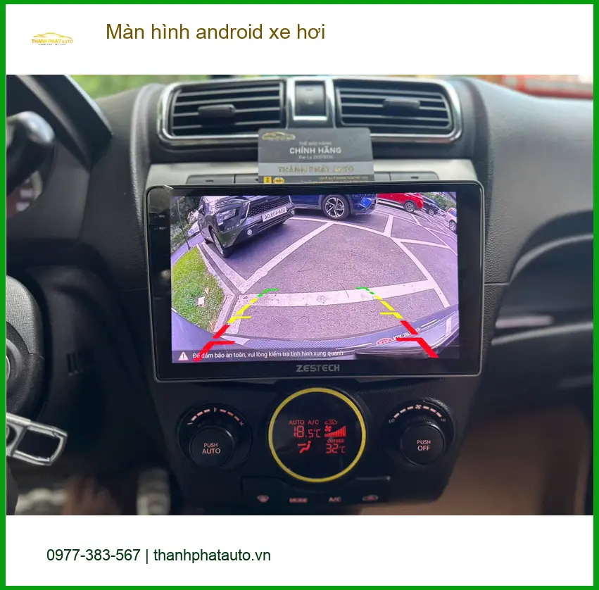 Anh Trung lắp màn hình Android xe hơi cho VinFast Lux A tại Quận Bình Thạnh ảnh thực tế 2