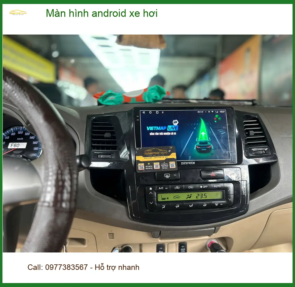Cô Minh Thư lắp Màn hình Android xe hơi Kia Sorento tại Hóc Môn ảnh thực tế 2