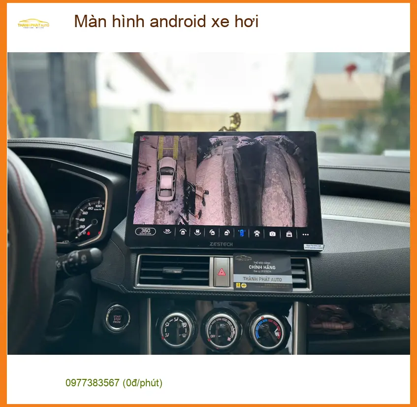 Anh Bách lắp màn hình android xe hơi cho Hyundai Accent tại Quận Bình Thạnh ảnh thực tế 5