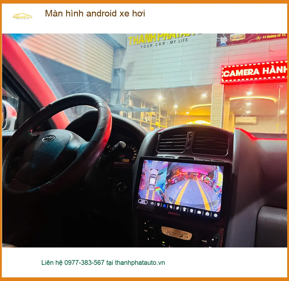 Anh Huy nâng cấp màn hình android xe hơi Hyundai Accent tại Quận 9 ảnh thực tế 2