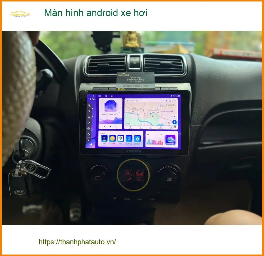 Anh Tùng lắp Màn hình Android xe hơi cho Hyundai Accent tại Quận Tân Phú ảnh thực tế 3