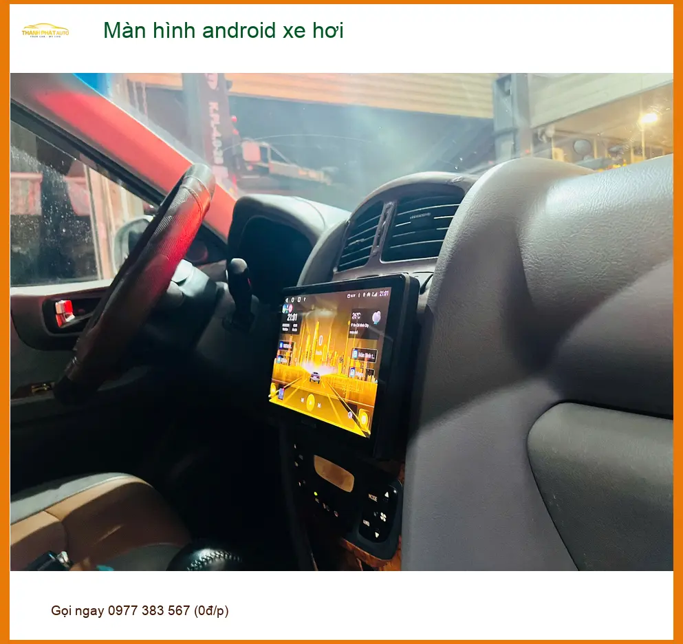 Anh Lâm lắp màn hình android xe hơi Kia K3 tại Quận 6 vì màn zin không có chỉ dẫn đường