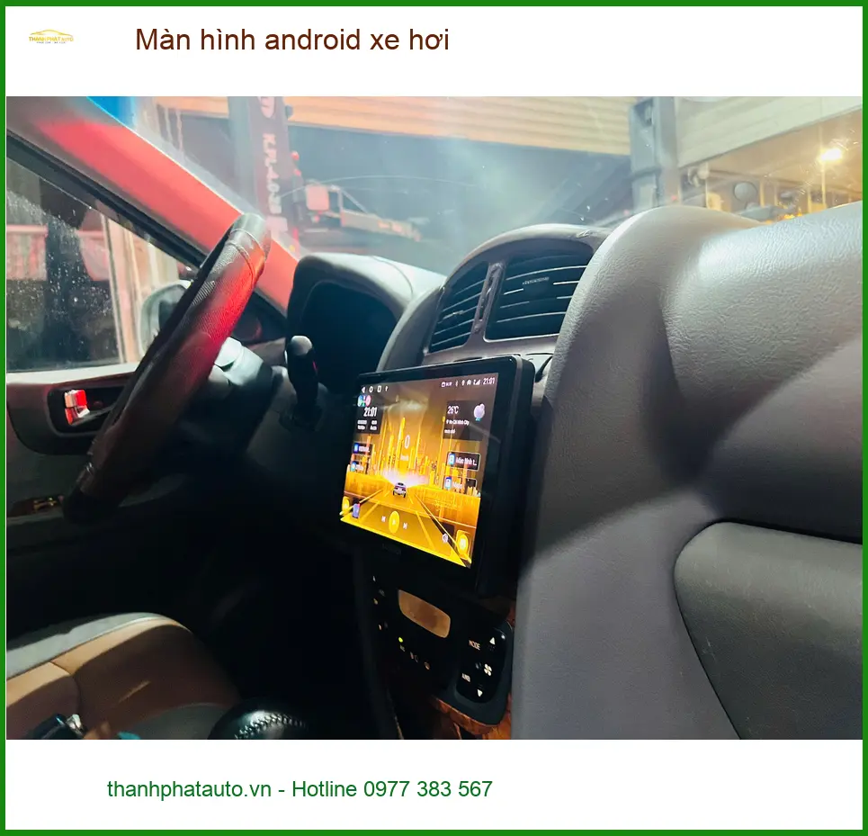 Anh Kiên lắp Màn hình Android xe Hyundai Accent Quận Bình Tân để tiện ích hơn ảnh thực tế 2
