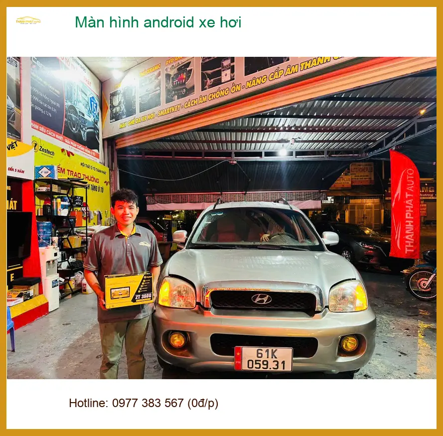 Anh Kiên lắp Màn hình Android xe Hyundai Accent Quận Bình Tân để tiện ích hơn ảnh thực tế 3