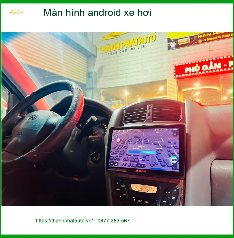 Anh Kiên lắp Màn hình Android xe Hyundai Accent Quận Bình Tân để tiện ích hơn ảnh thực tế 4