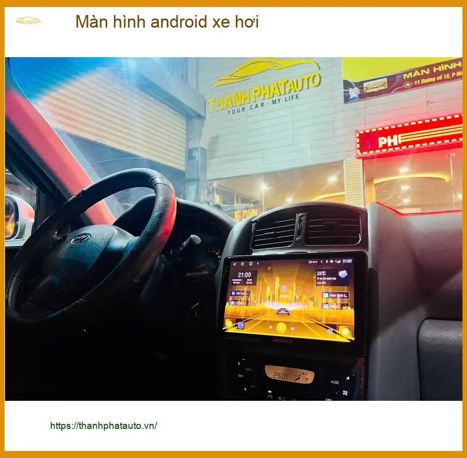 Anh Kiên lắp Màn hình Android xe Hyundai Accent Quận Bình Tân để tiện ích hơn ảnh thực tế 5