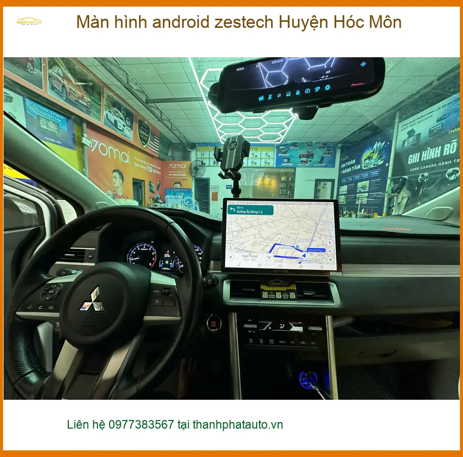 Nơi Lắp Màn Hình Android Ô Tô hình android zestech Huyện Hóc Môn - Giá Tốt TPHCM ảnh thực tế 2