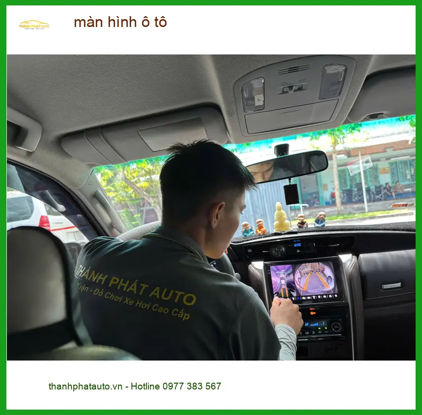 Trung tâm lắp màn hình ô tô Toyota Vios cho Chị Thư Quận Bình Tân uy tín