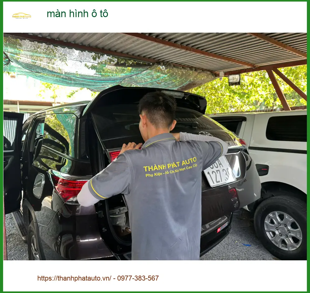 Trung tâm lắp màn hình ô tô Toyota Vios cho Chị Thư Quận Bình Tân uy tín ảnh thực tế 4