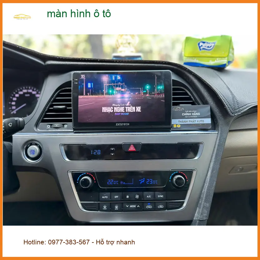 Anh Hưng nâng cấp màn hình ô tô Hyundai Accent tại Quận 9 để giải trí thông minh