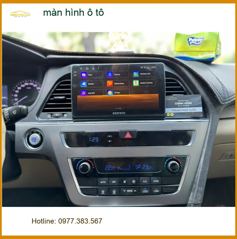 Anh Khang lắp màn hình ô tô Hyundai Creta tại Quận 12 vì màn hình zin chậm